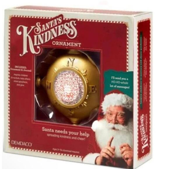 Santa's Interactive Kindness Ornament & Journal
Demdaco - Picture 1 of 3